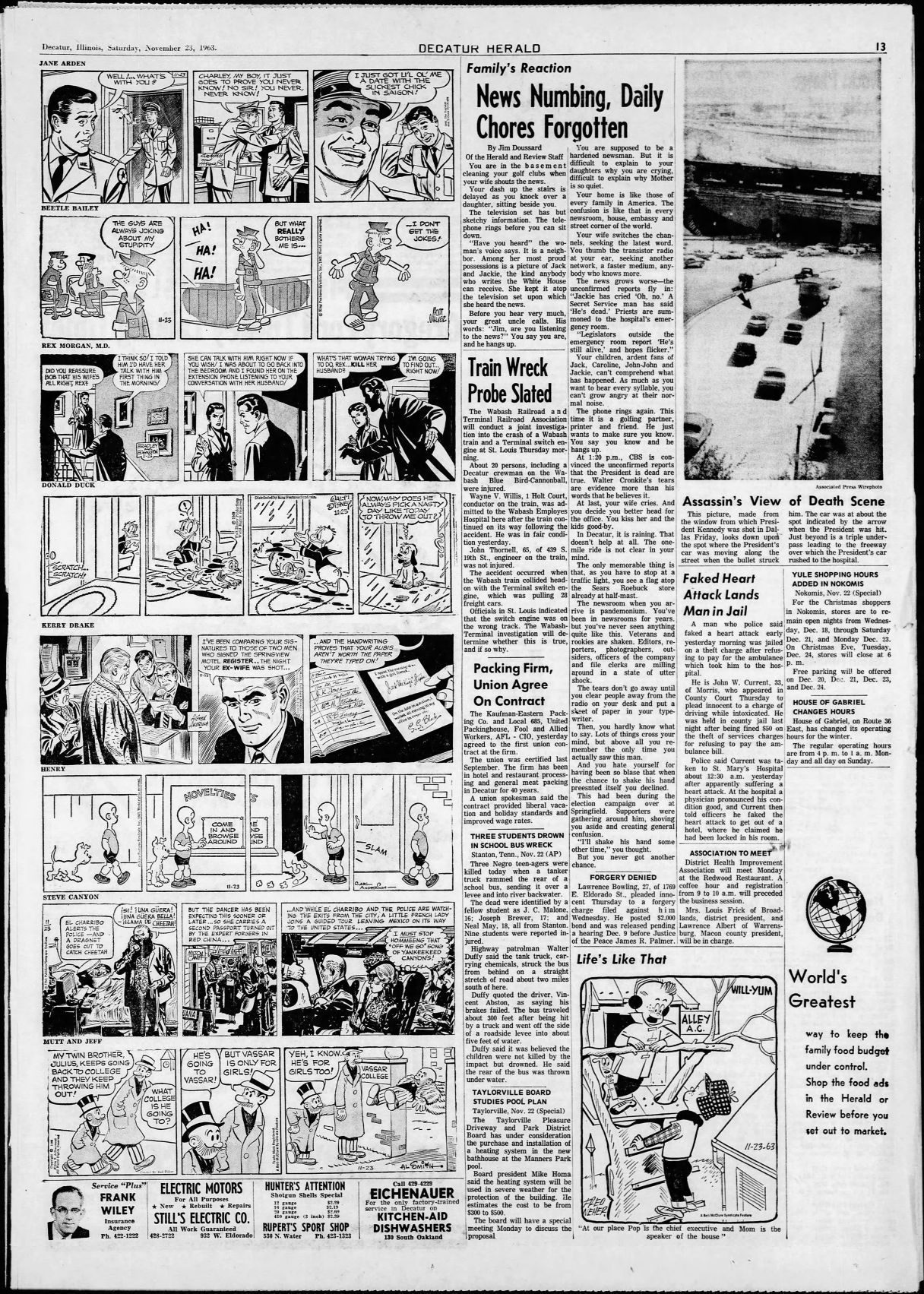 Nov. 23, 1963, The Decatur Herald, A13